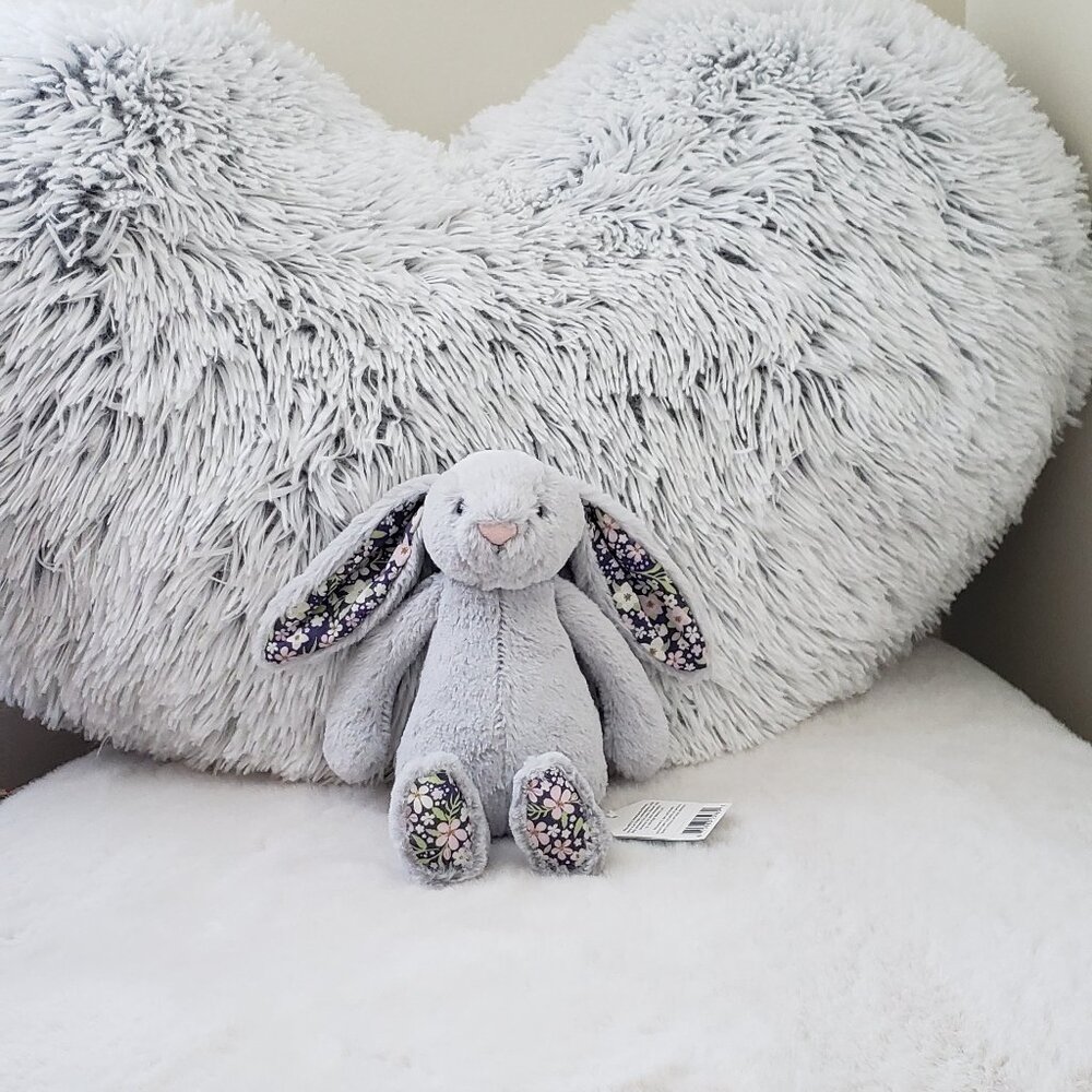 Jellycat Blossom Silver Bunny Bloom (small)